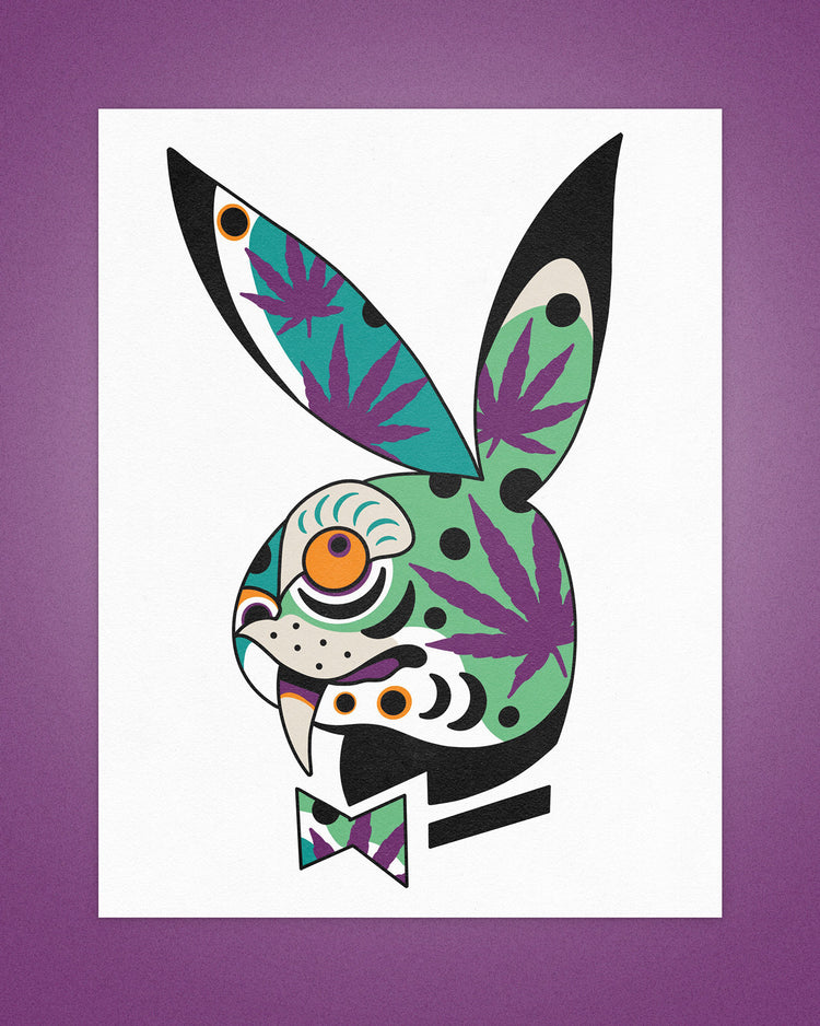 Playkitty 420 Print by Ali Walters