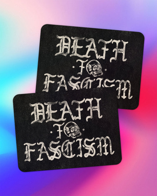 Joshua Young × Tigertail “Death to Fascism” Sticker